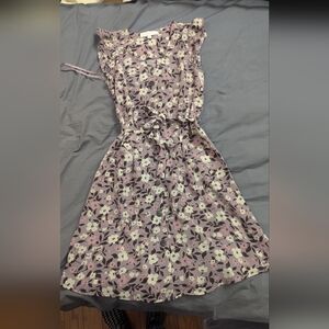 Floral Dusty Purple Dress